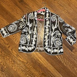 Travel Smith, sheer Bolero jacket